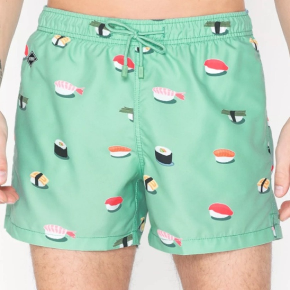 NWT NIKBEN JIRO Swim Shorts 1003- Green Size Large.